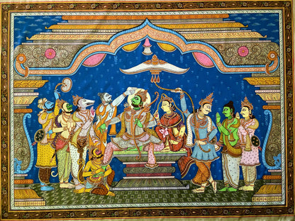 Pattachitra - Rama Chandra Rajya Abhishek