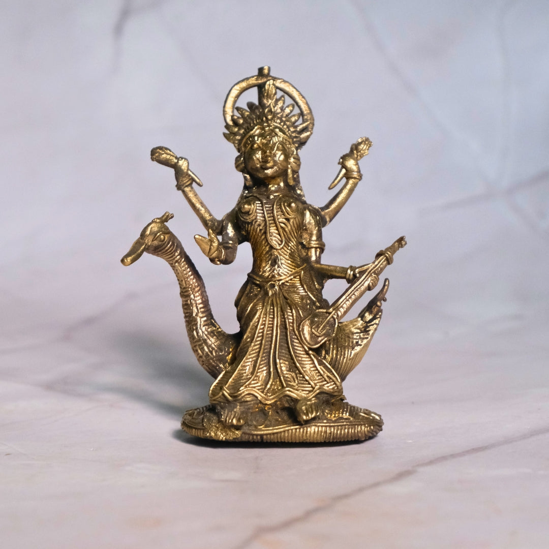 Dhokra Craft Home Decor- saraswati