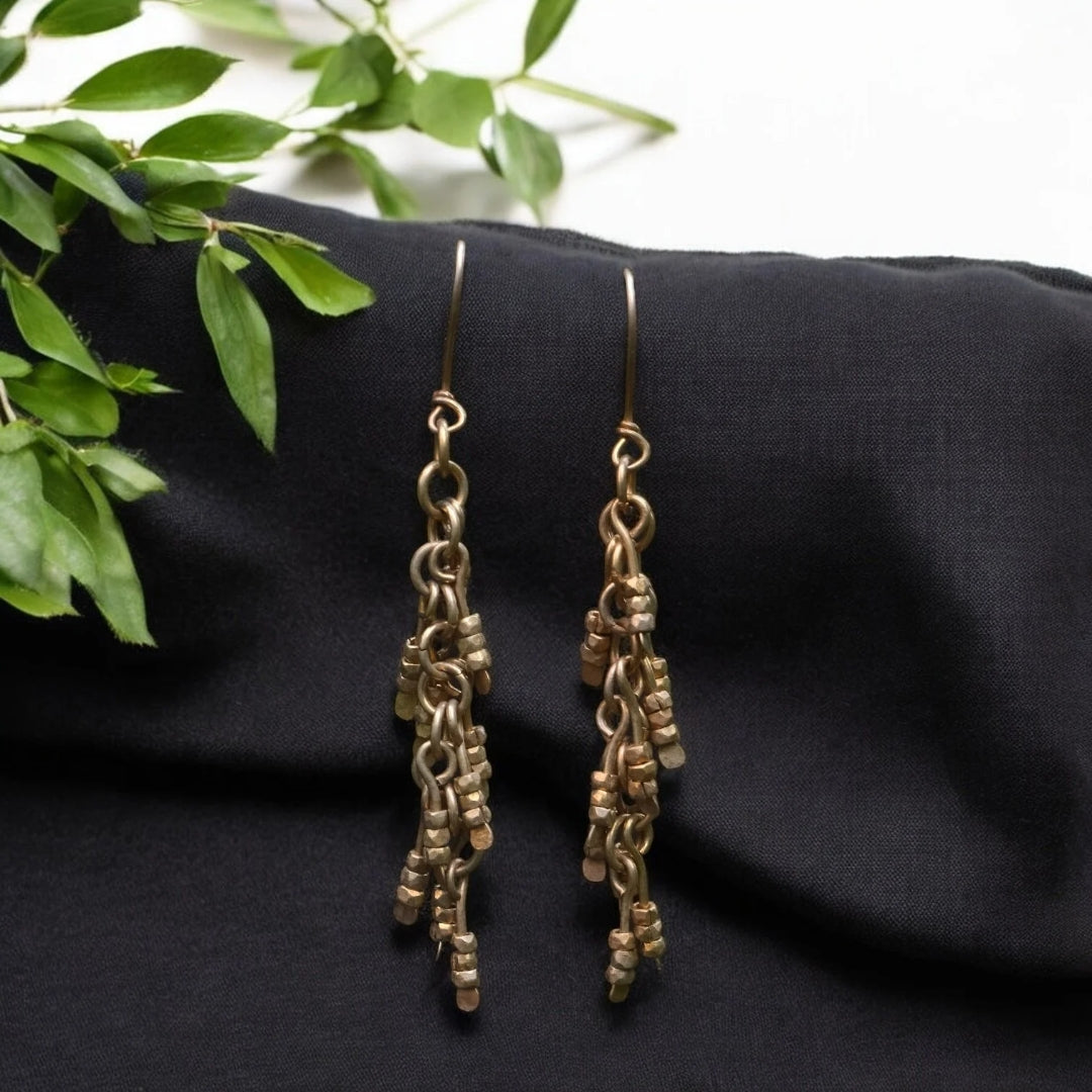 Dhokra Craft Handmade Spring Vibes Earrings