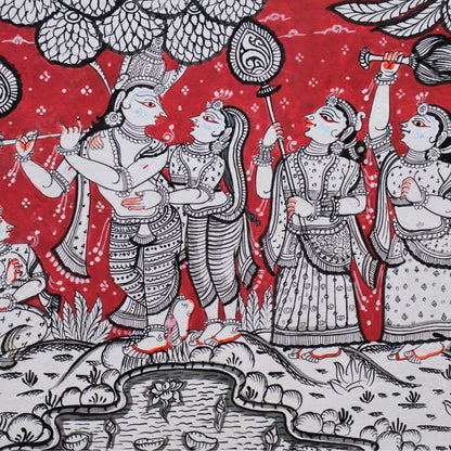 Pattachitra - Radha Krishna