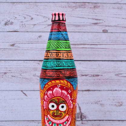 Pattachitra - Bottle Painting trimurti