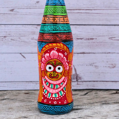 Pattachitra - Bottle Painting trimurti