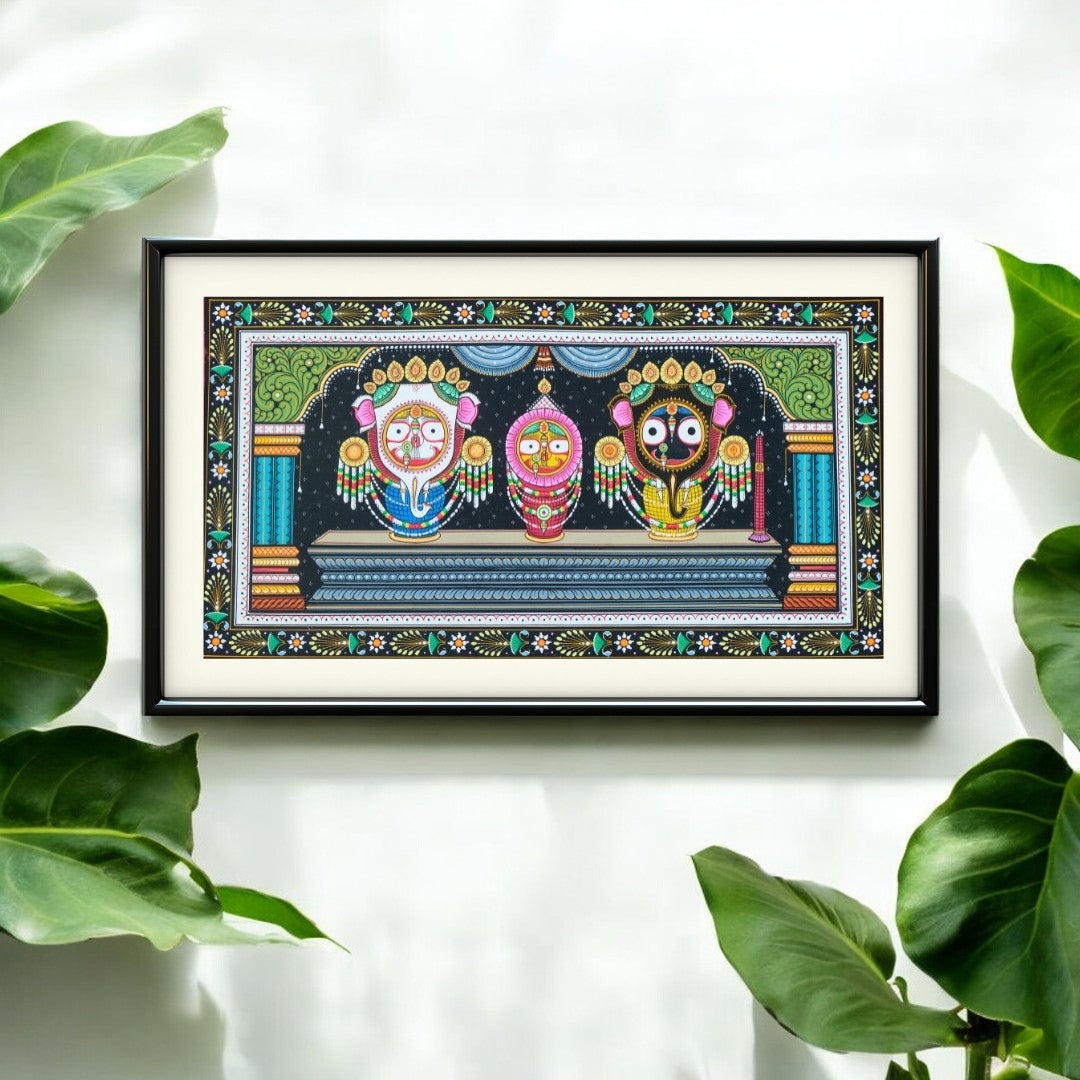 Authentic Pattachitra - Jagannath Gajanana Besha