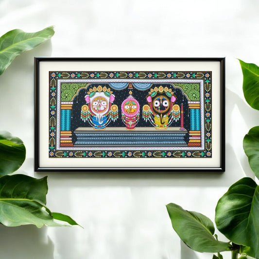 Authentic Pattachitra - Jagannath Gajanana Besha