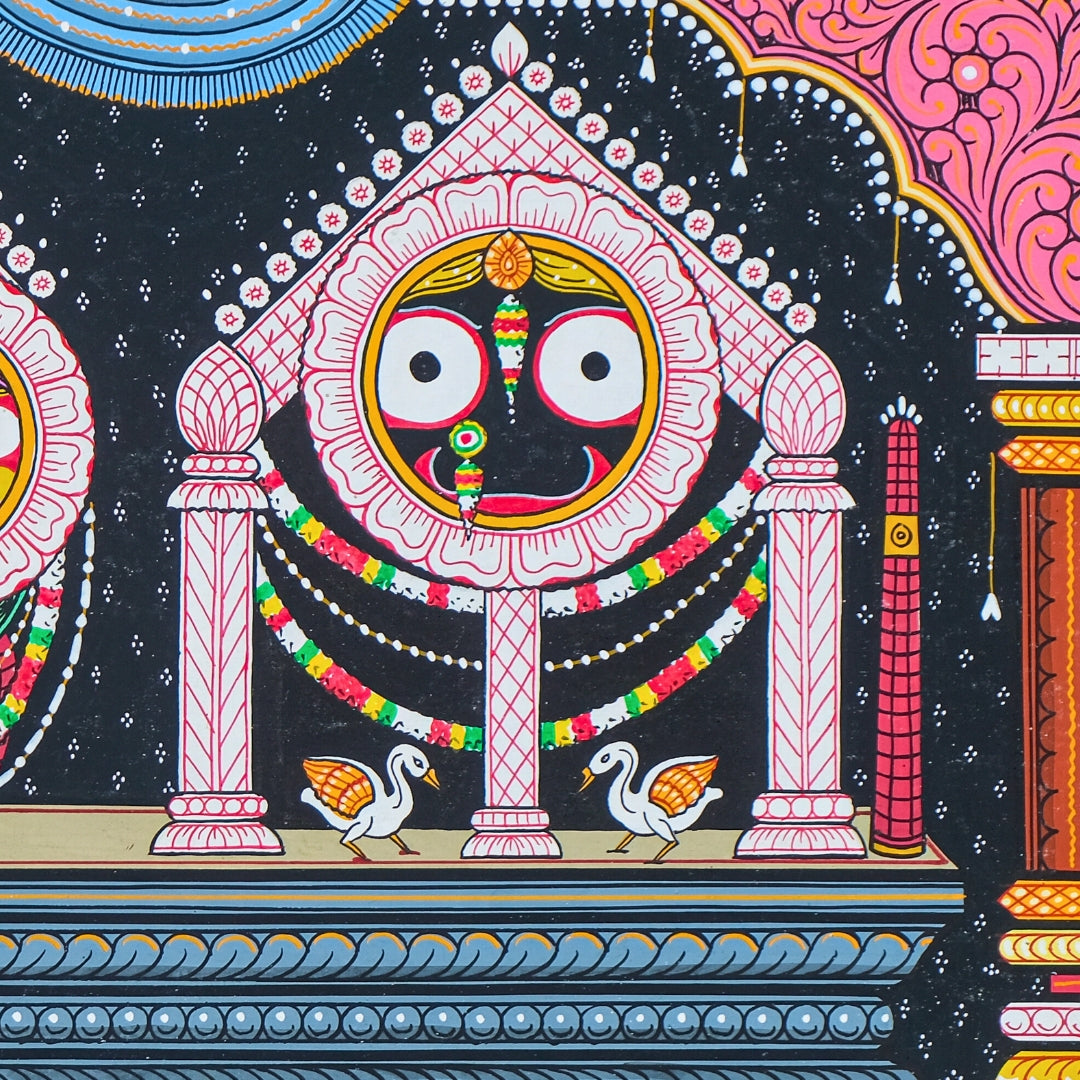 Authentic Pattachitra - Jagannath Padma Besa