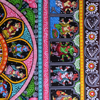 Pattachitra Paintng -  Jagannath with Dasavatar