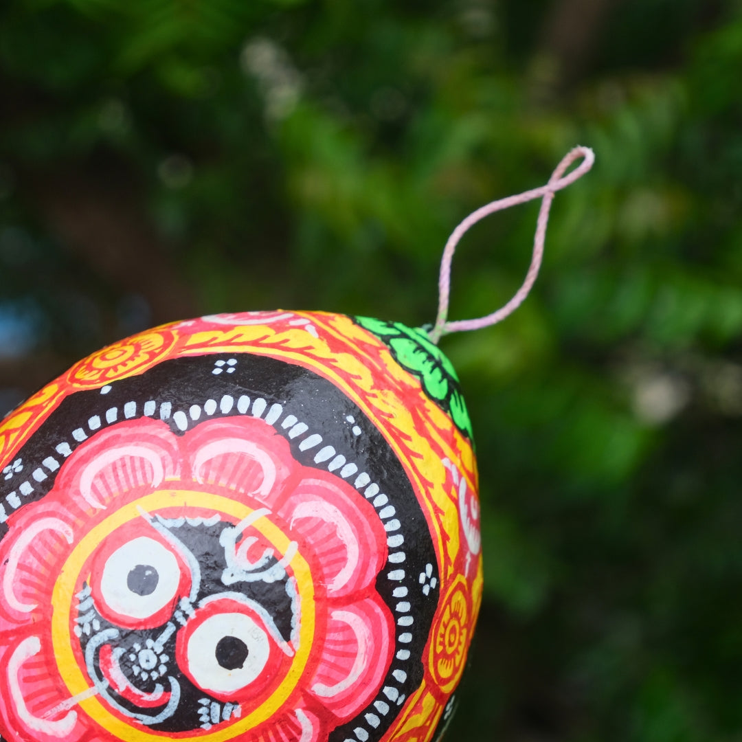 Pattachitra - Coconut Painting trimurti