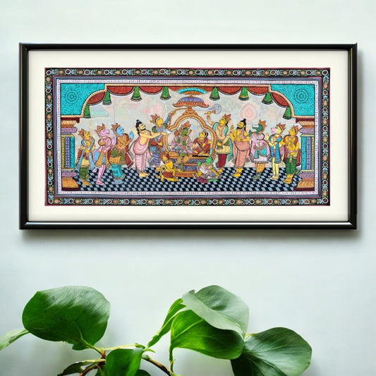 Authentic Pattachitra - Rama Sita Painting