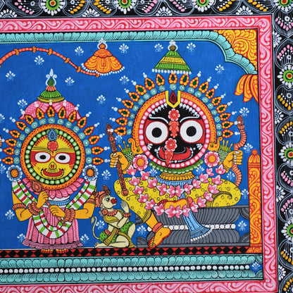 Pattachitra Paintng -  Shri Jagannath Raghunath besa