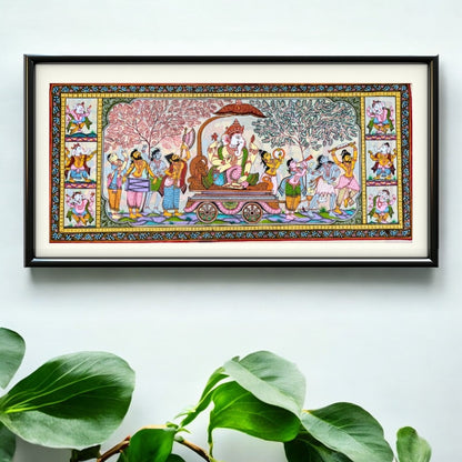 Authentic Pattachitra - Sri Ganesh Painting