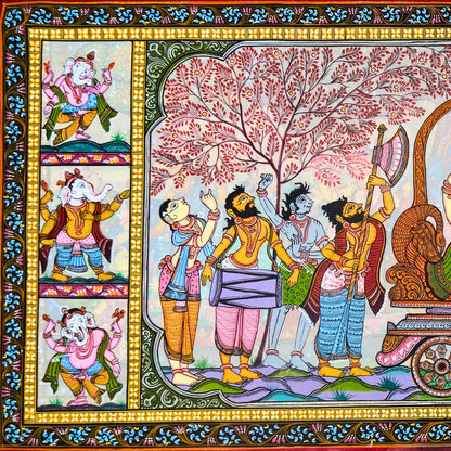 Authentic Pattachitra - Sri Ganesh Painting