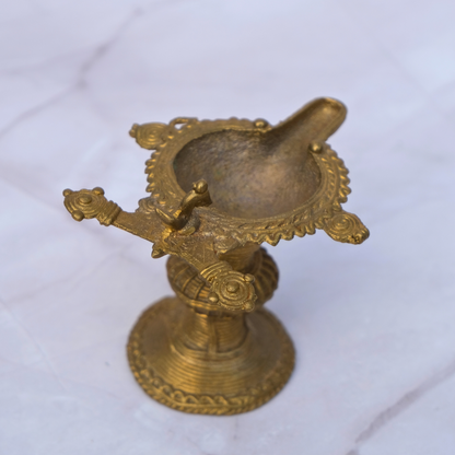 Dhokra Craft - Handmade Classic Diya Stand