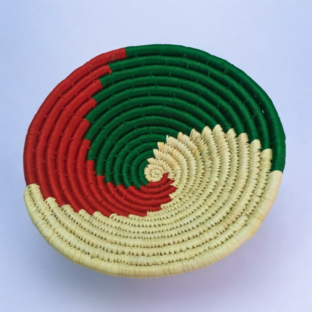 Sabai Grass Wall Plate Wall Basket (10 inch)