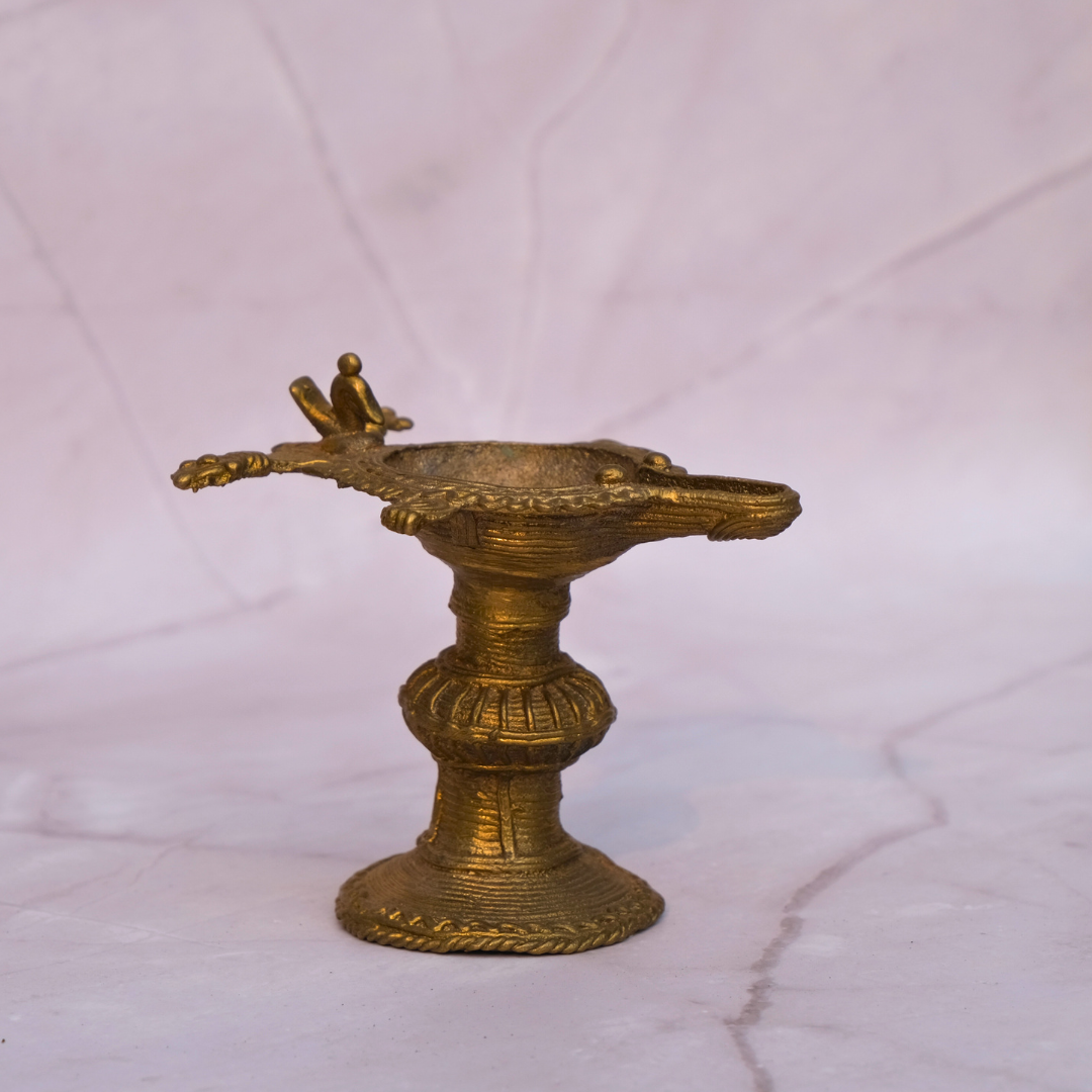 Dhokra Craft - Handmade Classic Diya Stand