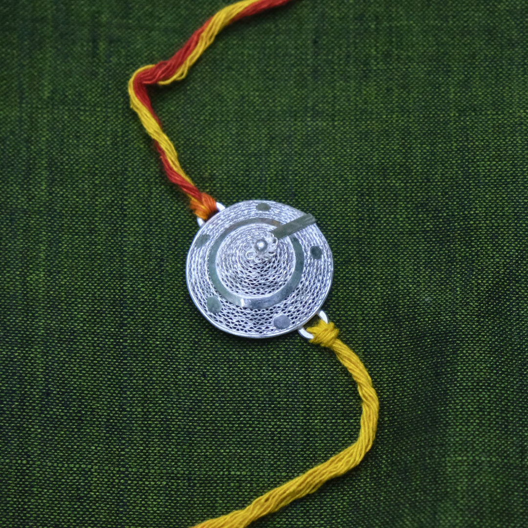 Silver Filigree Handmade Madhur Rakhi