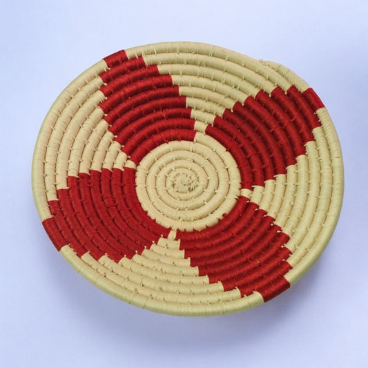 Sabai Grass Wall Plate Wall Basket (12 inch)