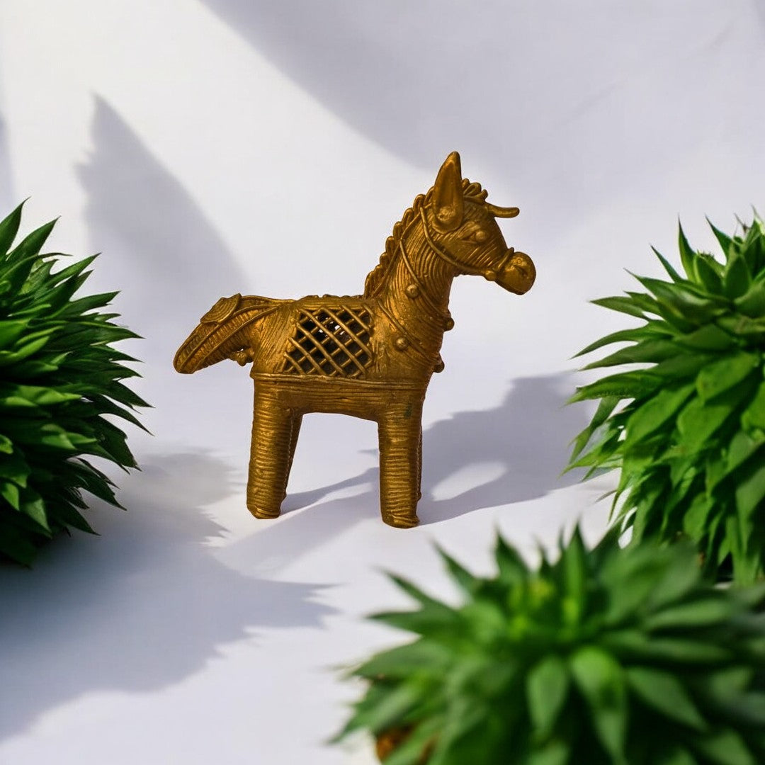 Dhokra Craft- Unicorn Home | Table Decor