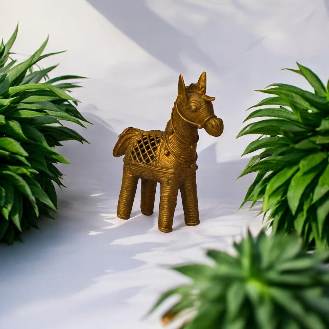 Dhokra Craft- Unicorn Home | Table Decor