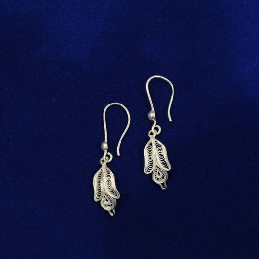 Zia Silver Filigree Earrings