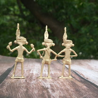 Dhokra Craft- Set of 3 Musicians