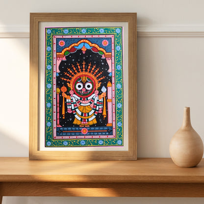 Pattachitra Paintng -  Shri Jagannath (Patitapabana)