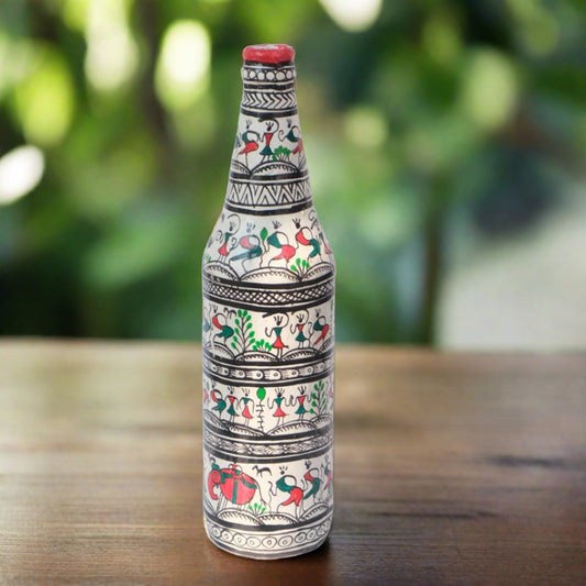 Bottle Painting Tribal Art