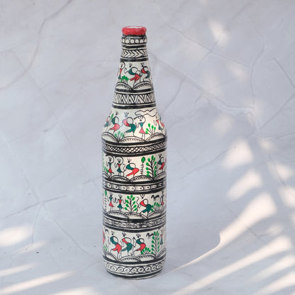 Bottle Painting Tribal Art