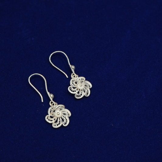 Shabnam Silver Filigree Earrings