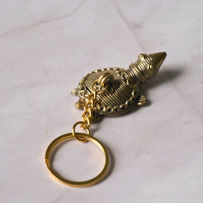 Dhokra Craft - Turtle key chain