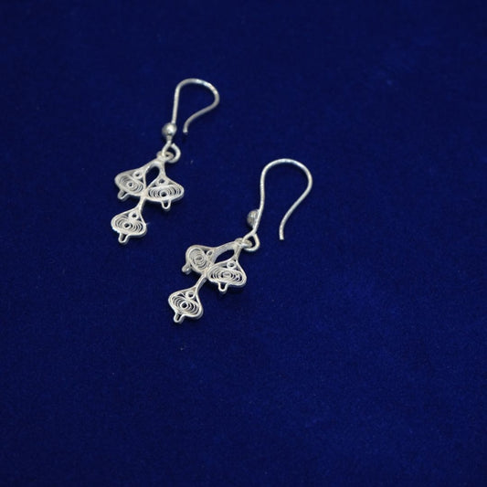 Tasneem Silver Filigree Earrings