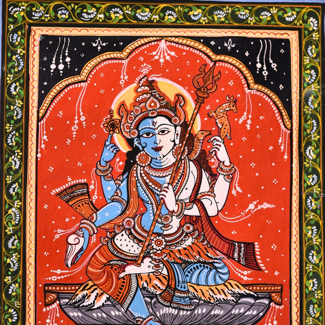 Pattachitra - Hari Hara By Bibhu Maharana