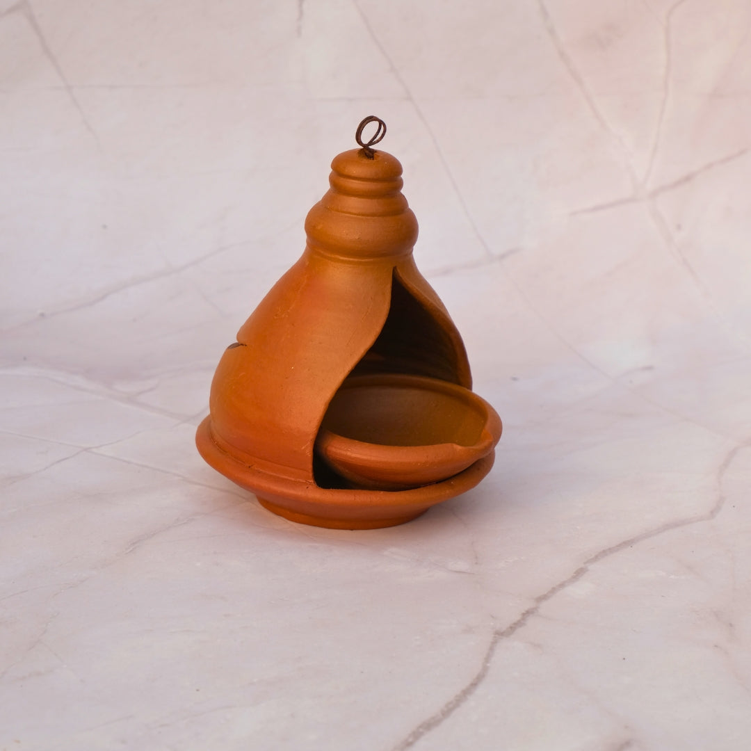 Terracotta- Hanging Diya holder