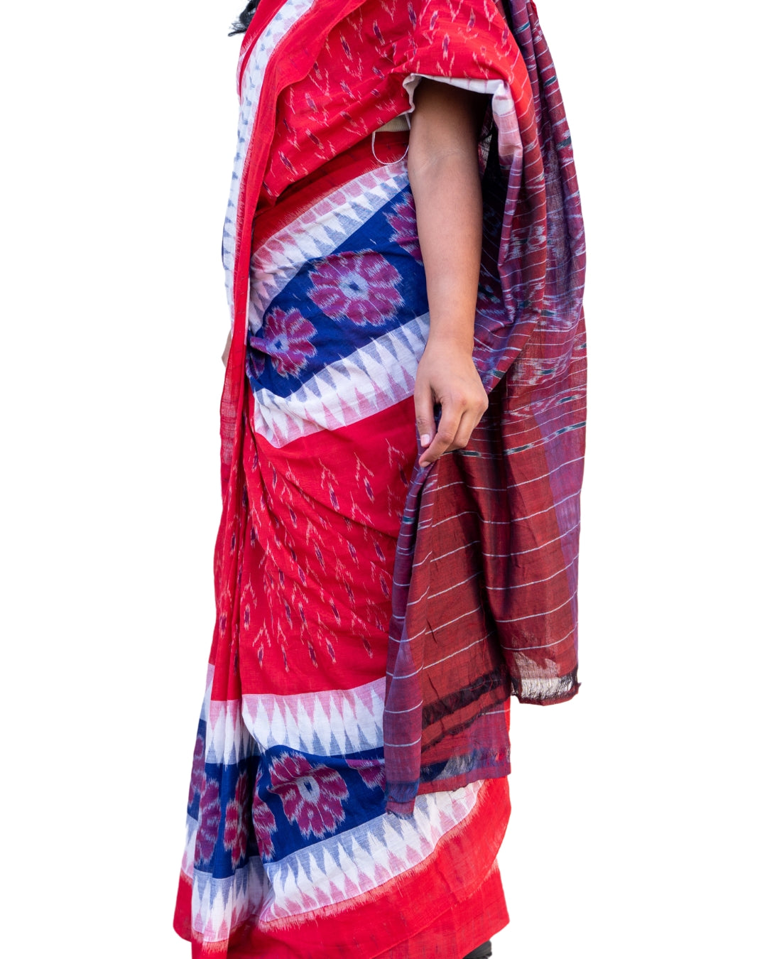 Maniabandha Kusuma Cotton Saree