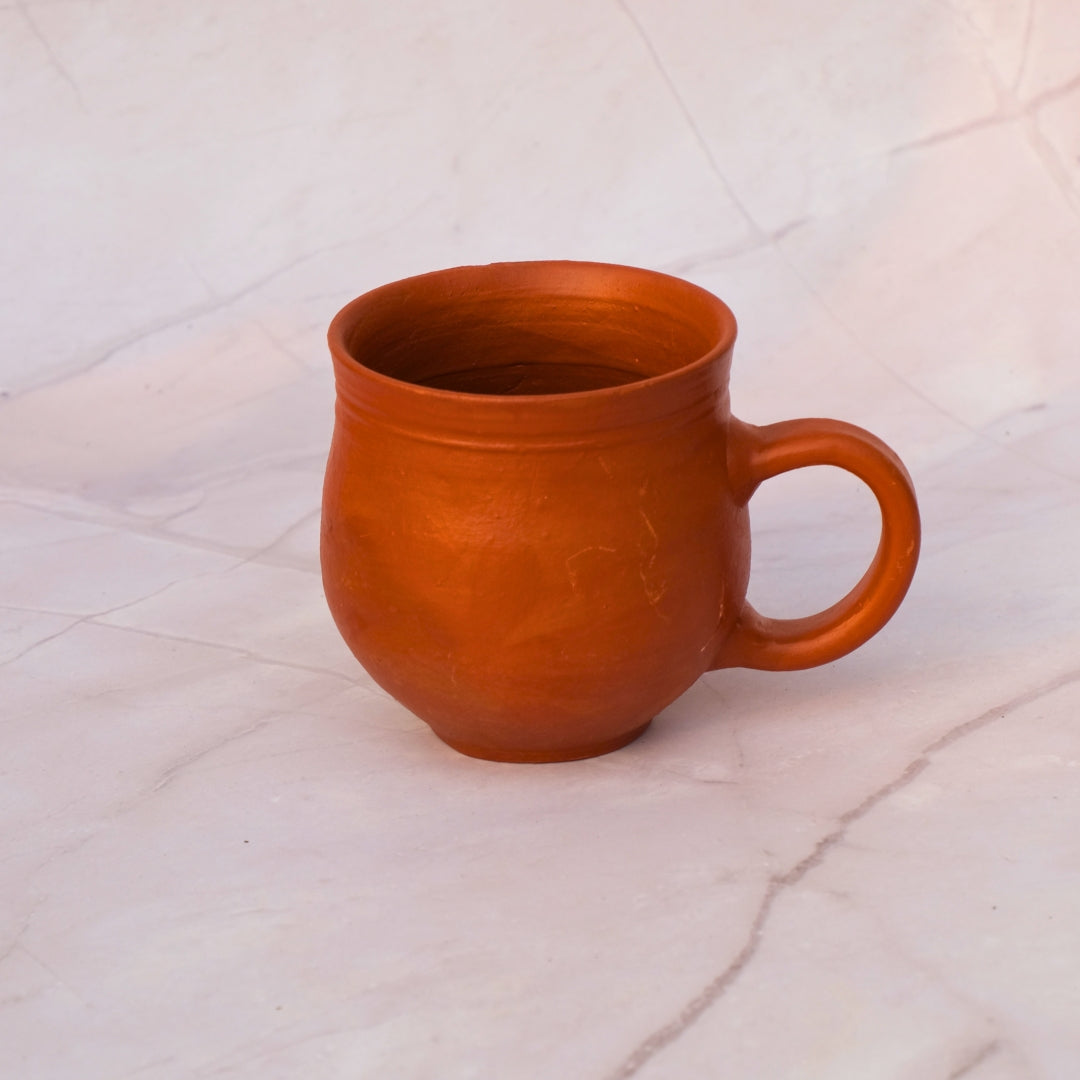 Terracotta- Tribal lady face cup