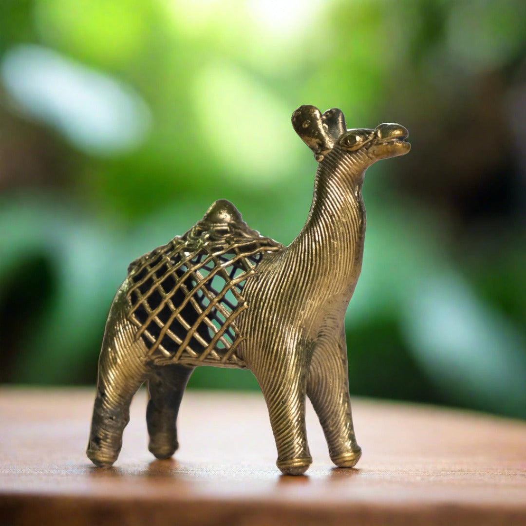 Dhokra Craft Home Decor- Camel