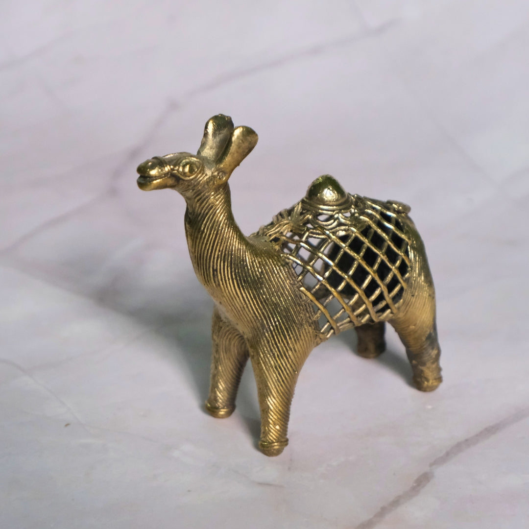 Dhokra Craft Home Decor- Camel