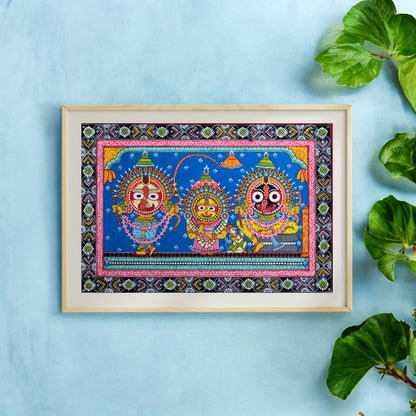 Pattachitra Paintng -  Shri Jagannath Raghunath besa