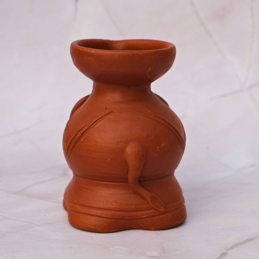 Terracotta- Elephant Diya