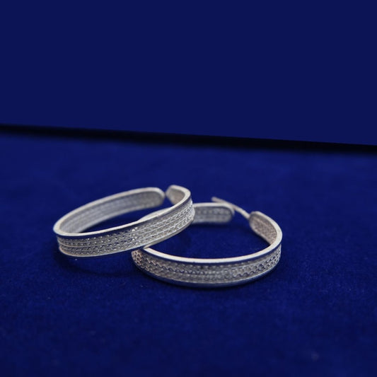 Raqs Silver Filigree Earrings