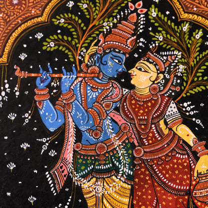 Pattachitra - Radha Krishna By Bibhu Mahrana