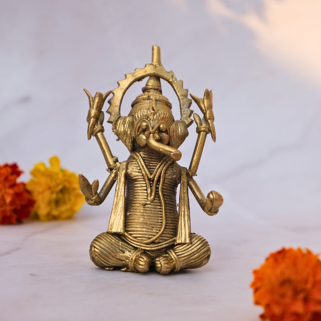 Dhokra Craft Home Decor-Sri Ganesh