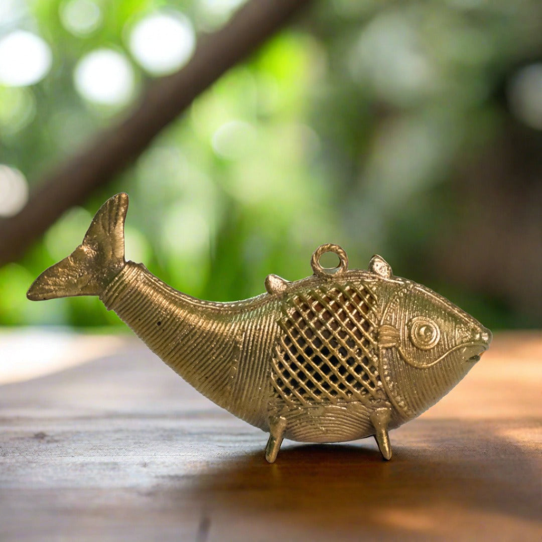 Dhokra Craft Home Decor - Twin Fish