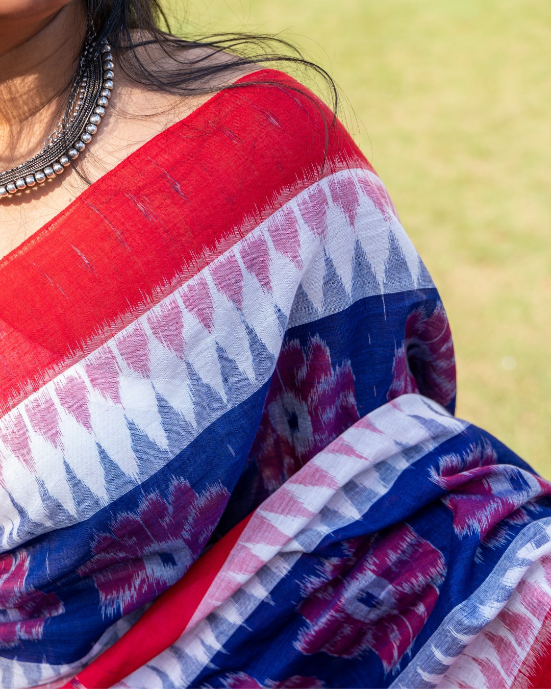 Maniabandha Kusuma Cotton Saree