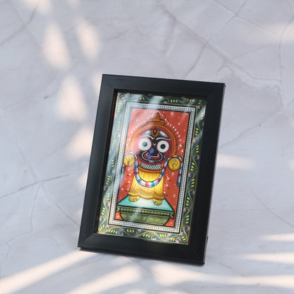 Framed Pattachitra Painting Home Decor - Sri Jagannath