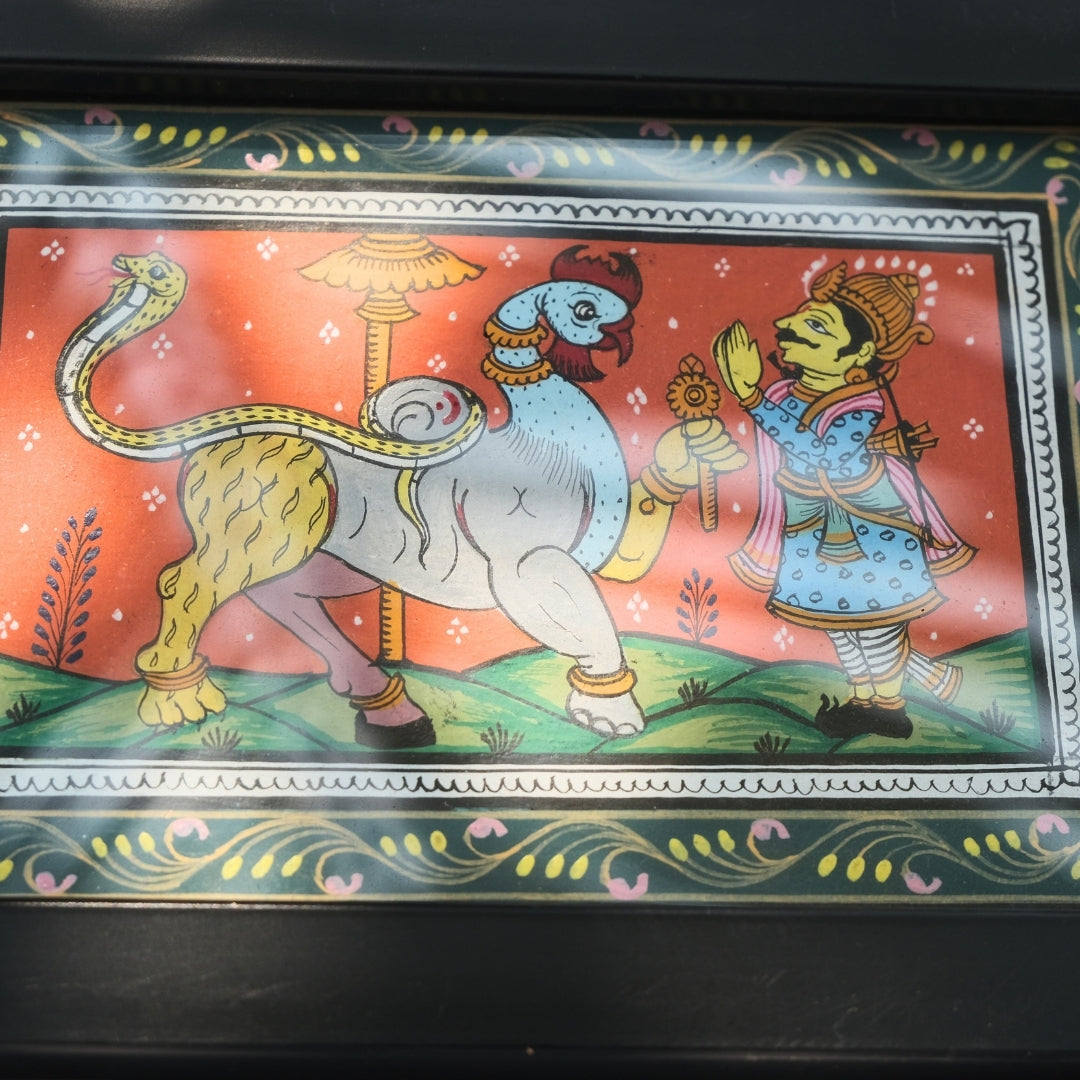 Framed Pattachitra Painting Home Decor - Nabagunjara