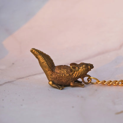 Dhokra Craft - Squirrel key chain