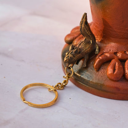 Dhokra Craft - Squirrel key chain