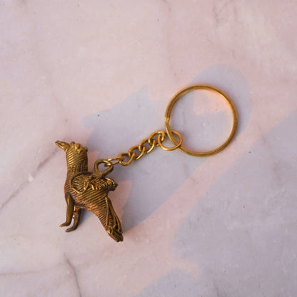 Dhokra Craft - Bird key chain