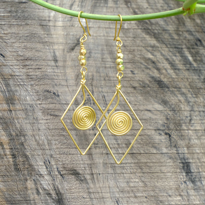 Dhokra Craft Handmade Manorama Earrings