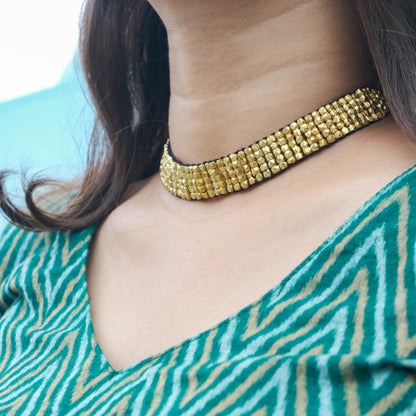 Dhokra Craft Handmade KalaKirti Choker Necklace